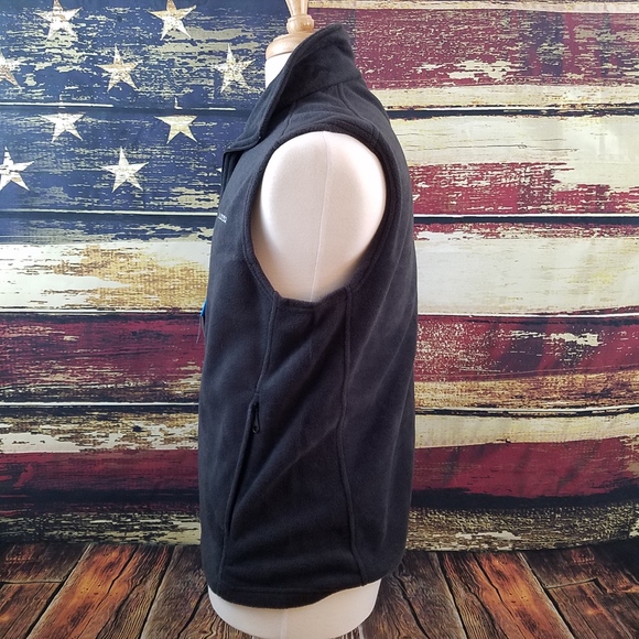 NEW COLUMBIA MENS STEENS MOUNTAIN FLEECE VEST - Picture 3 of 5